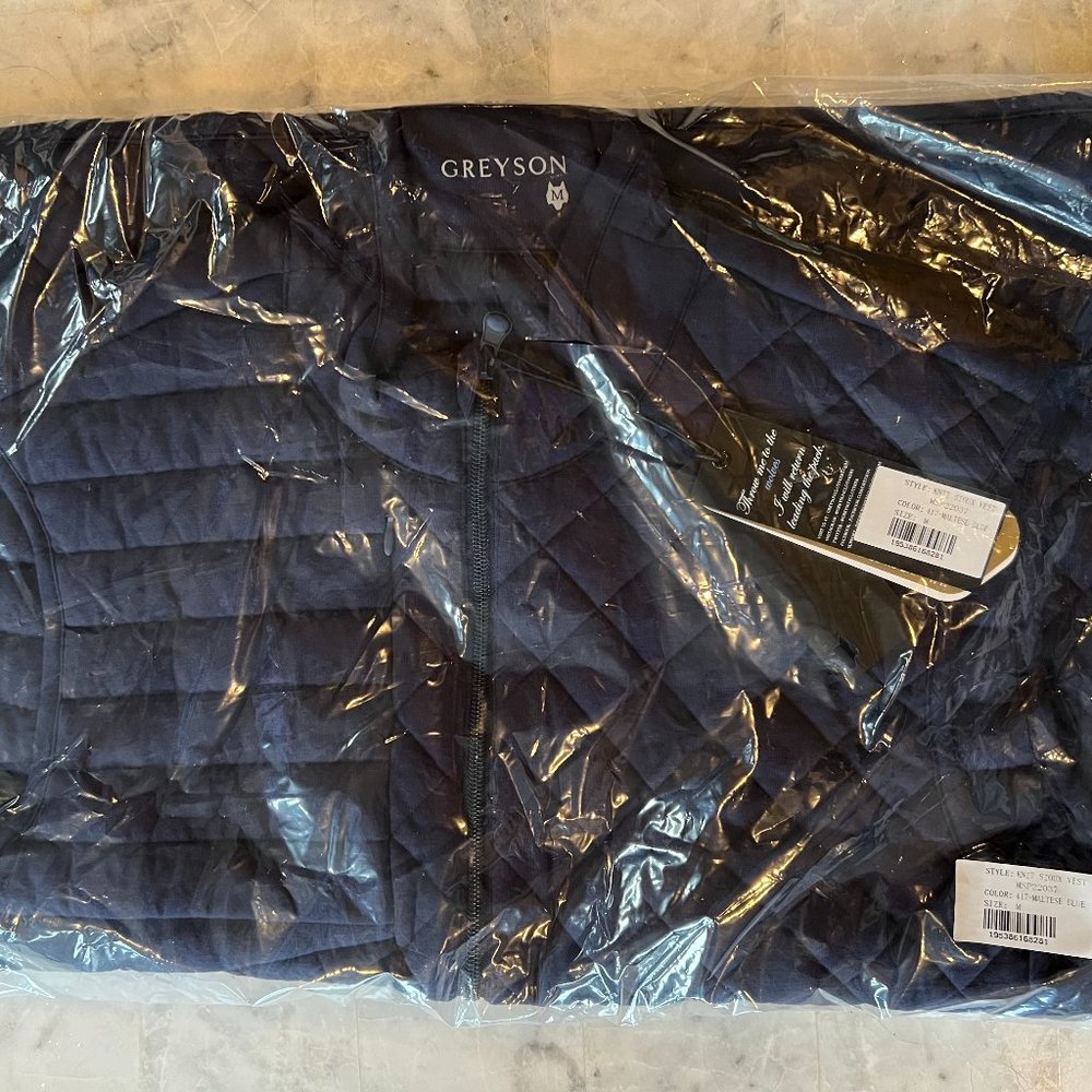 Greyson Clothiers Knit Sioux Vest (Maltese Blue)- Medium